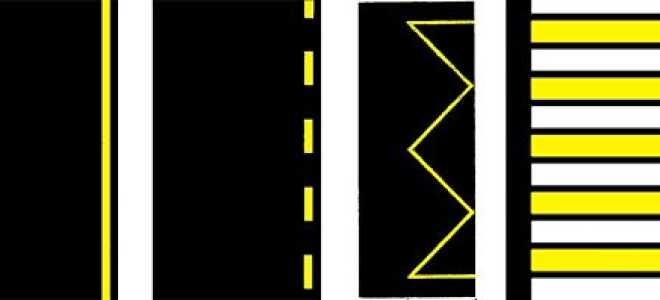 Что обозначает разметка желтого цвета на дороге?