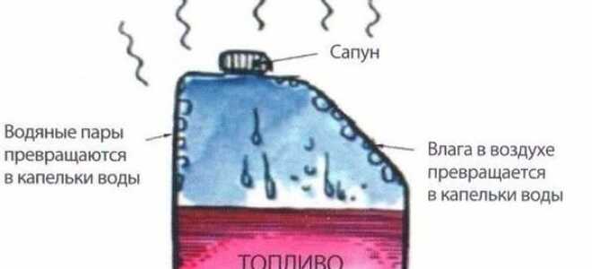 Как удалить воду из бензобака самостоятельно