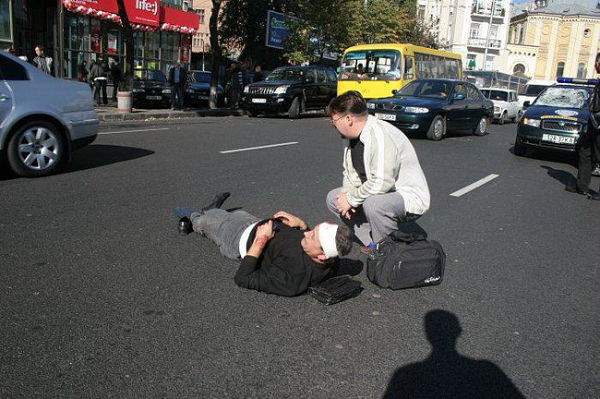 наезд на пешехода
