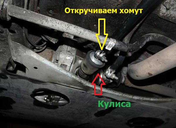 регулировка кулисы лада гранта