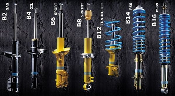 линейка амортизаторов Bilstein